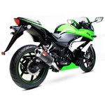 Scorpion Factory Carbon Oval Exhaust Carbon Outlet Kawasaki NINJA 250R 08-Current