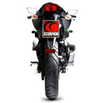 Scorpion Factory Carbon Oval Exhaust - Kawasaki NINJA 250R 2008 - 2012