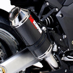 Scorpion Factory Satin Titanium Oval Exhaust - Kawasaki Z1000 2010 - 2013