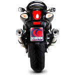 Scorpion Factory Carbon Round Exhaust Carbon Outlet Suzuki GSX 1300R Hayabusa 08>Current