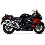 Scorpion Factory Stainless Oval Exhaust Carbon Outlet Suzuki GSX 1300R Hayabusa 08>Current