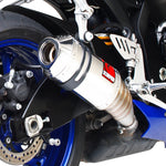 Scorpion Tagma Carbon Oval Exhaust Suzuki GSXR750 K8-10 08-10