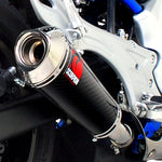 Scorpion Power Cone Stainless Oval Exhaust Carbon Outlet Suzuki Gladius 650 09-Current