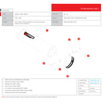 Scorpion Factory Carbon Round Exhaust Carbon Outlet Suzuki GSXR 600 W V 97-00