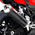 Scorpion Factory Carbon Round Exhaust Carbon Outlet Suzuki GSXR 750 Y-K 99-05