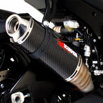 Scorpion Tagma Satin Titanium Oval Exhaust Suzuki GSXR 1000 K5-6 05-06