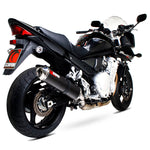 Scorpion Factory Stainless Oval Exhaust Carbon Outlet Suzuki GSF 1250 Bandit 07>Current