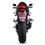 Scorpion Factory Stainless Oval Exhaust Carbon Outlet Suzuki GSF 1250 Bandit 07>Current