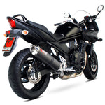 Scorpion Factory Carbon Round Exhaust - Suzuki GSF 650 Bandit 2007 - 2011