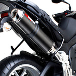 Scorpion Factory Satin Titanium Oval Exhaust - Triumph Tiger 1050 2007 - 2012