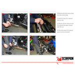 Scorpion Factory Carbon Oval Exhaust - Triumph Tiger 1050 2007 - 2012