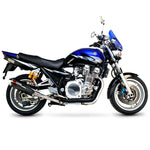 Scorpion Factory Satin Titanium Round Exhaust - Yamaha XJR 1300 2004 - 2006