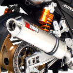 Scorpion Factory Satin Titanium Round Exhaust Carbon Outlet Yamaha XJR 1300 07-10