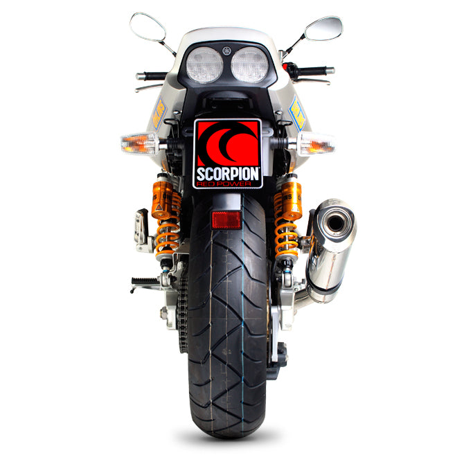 Scorpion Factory Stainless Round Exhaust Yamaha XJR 1300 2007 2016 Ghostbikes