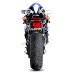 Scorpion Factory Carbon Oval Exhaust Yamaha YZF 1000 R1 2007 - 2008