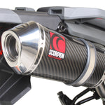 Scorpion Factory Carbon Oval Exhaust Carbon Outlet Yamaha XT 660Z Tenere 08-Current