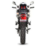 Scorpion Factory Stainless Oval Exhaust Carbon Outlet Yamaha XT 660Z Tenere 08-Current