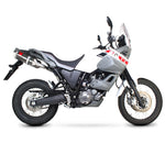 Scorpion Factory Stainless Oval Exhaust Carbon Outlet Yamaha XT 660Z Tenere 08-Current