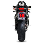 Scorpion Stealth Carbon Oval Exhaust Carbon Outlet Honda CBR 600 RR 07-Current