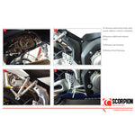 Scorpion Stealth Satin Titanium Oval Exhaust Honda CBR 1000 RR 04-05