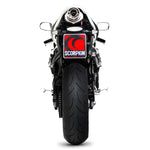 Scorpion Stealth Satin Titanium Oval Exhaust Honda CBR 600 RR 05-06