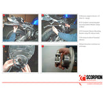 Scorpion Stealth Satin Titanium Oval Exhaust Honda CBR 600 RR 05-06