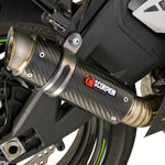 Scorpion RP-1 GP Satin Titanium Round Exhaust - Kawasaki ZX 10R 2011 - 2015