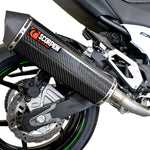 Scorpion Serket Carbon Oval Exhaust - Kawasaki Z 800 2013 - 2016