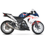 Scorpion Serket Stainless Oval Exhaust - Honda CBR 250 R 2011 - 2016