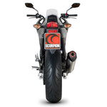 Scorpion Serket Satin Titanium Oval Exhaust - Honda NC700 S/X 2012 - 2013