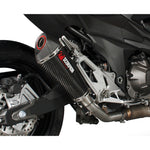 Scorpion Serket Taper Carbon Oval Exhaust - Kawasaki Z800e 2013 - 2016