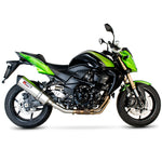 Scorpion Serket Satin Titanium Oval Exhaust - Kawasaki Z 750 2007 - 2012