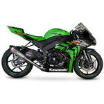 Scorpion Serket Taper Satin Titanium Oval Exhaust - Kawasaki ZX-6R 2009 - 2012