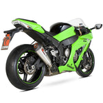 Scorpion Serket Taper Carbon Oval Exhaust - Kawasaki ZX 10R 2011 - 2015