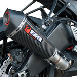 Scorpion Serket Taper Carbon Oval Exhaust - Kawasaki ZX-6R 2013 - 2018