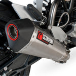 Scorpion Serket Taper Carbon Oval Exhaust - KTM Duke 125 2011 - 2016