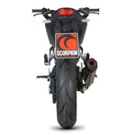 Scorpion Serket Taper Carbon Oval Exhaust - KTM Duke 125 2011 - 2016