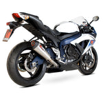 Scorpion Serket Taper Carbon Oval Exhaust - Suzuki GSXR600 K8-10 2008 - 2010