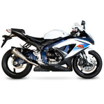 Scorpion Serket Taper Carbon Oval Exhaust - Suzuki GSXR750 K8-10 2008 - 2010