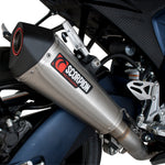 Scorpion Serket Taper Carbon Oval Exhaust - Suzuki GSXR 1000 K9 2009 - 2011