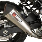 Scorpion Serket Taper Stainless Oval Exhaust - Suzuki GSR 750 2011 - 2016