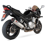 Scorpion Serket Satin Titanium Oval Exhaust - Suzuki GSF 1250 Bandit 2007 - 2015