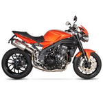 Scorpion Serket Carbon Oval Exhaust - Triumph Speed Triple 1050 2005 - 2010