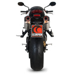 Scorpion Serket Satin Titanium Oval Exhaust - Triumph Street Triple 2007 - 2012