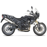 Scorpion Factory Carbon Oval Exhaust - Triumph Tiger 800 2011 - 2016