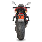 Scorpion Serket Taper Carbon Oval Exhaust - Triumph Speed Triple 2011 - 2015