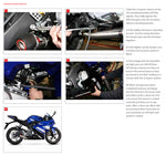 Scorpion Serket Taper Carbon Oval Exhaust - Yamaha YZF R 125 Full System 2008 - 2013