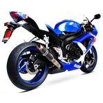 Scorpion RP-1 GP Satin Titanium Round Exhaust Suzuki GSXR600 K8-10 2008 - 2010