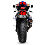 Scorpion RP-1 GP Satin Titanium Round Exhaust Suzuki GSXR600 K8-10 2008 - 2010