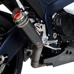 Scorpion RP-1 GP Satin Titanium Round Exhaust Suzuki GSXR 1000 K9 2009 - 2011